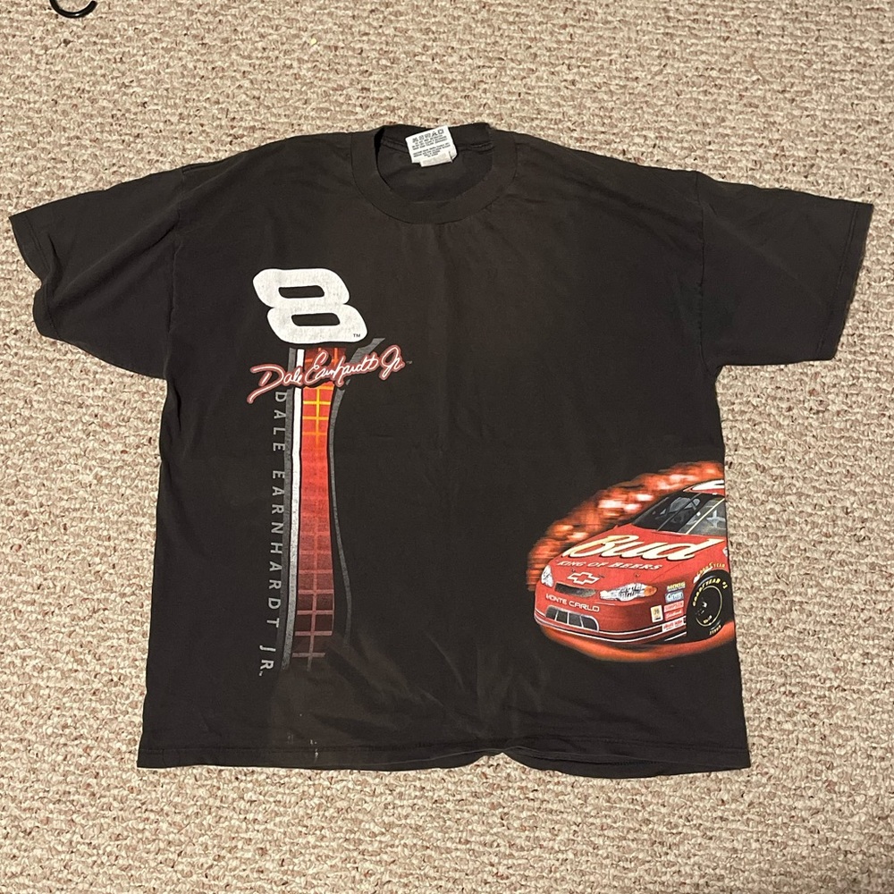 Competitors View Vintage Dale Earnhardt Jr. #8 Black T-shirt Size XL Vintage